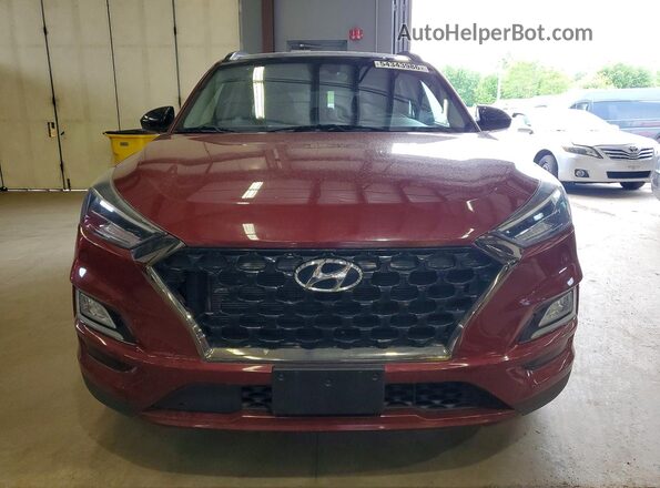 KM8J3CAL2KU990680 2019 HYUNDAI TUCSON Red 