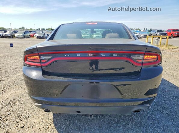 2C3CDXAG6HH649125 2017 DODGE CHARGER Black Front interior view