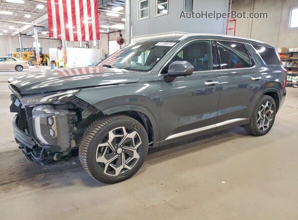 KM8R7DHE5NU427017 2022 HYUNDAI PALISADE Silver Հետևի ձախ