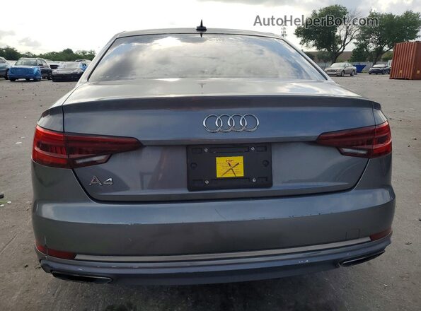 WAUGMAF48KA015861 2019 AUDI OTHER Gray წინა სალონის ხედი
