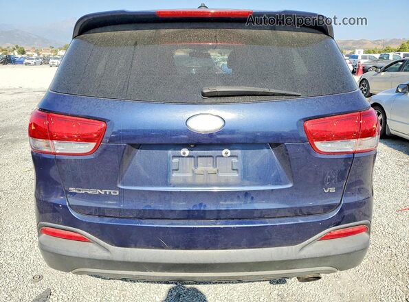 5XYPG4A56JG360932 2018 KIA SORENTO Blue 
