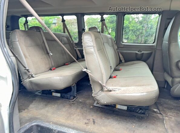 1GAZGPFG1H1341194 2017 CHEVROLET EXPRESS White Vista interior delantera