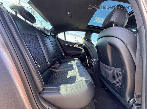 KMTG34LE6LU053532 2020 GENESIS G70 Black Widok z tyłu