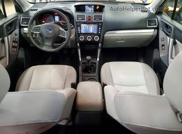 JF2SJADC8GG427820 2016 SUBARU FORESTER Blue Vista del cuadro de instrumentos