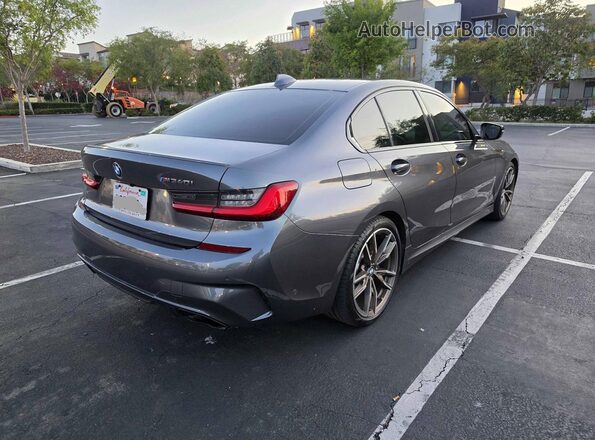 3MW5U7J06M8B75069 2021 BMW M3 Gray Դիմացի տեսք