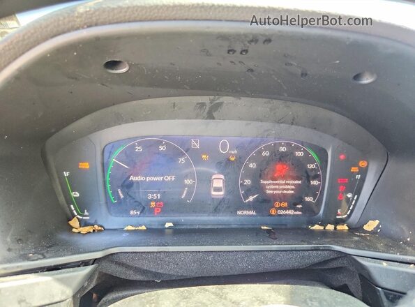 1HGCY2F53PA066326 2023 HONDA ACCORD White უკანა სავარძლების ხედი