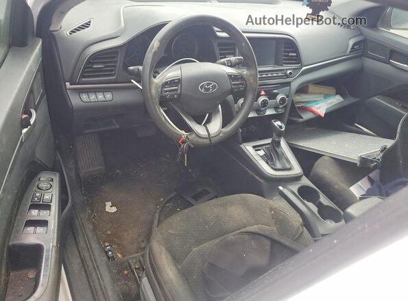 5NPD84LF3KH436641 2019 HYUNDAI ELANTRA White 