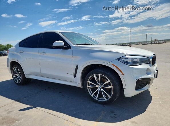 5UXKU2C36H0X46932 2017 BMW X6 Белый Вид спереди