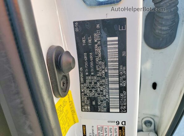 JTJBM7FX5G5135947 2016 LEXUS GX White 