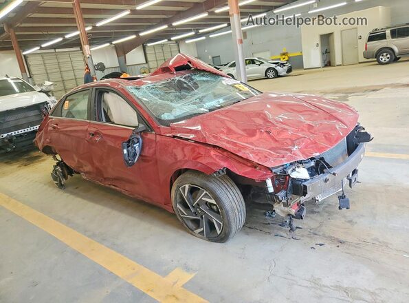 KMHLP4DG1SU872184 2025 HYUNDAI ELANTRA Red Вид спереду