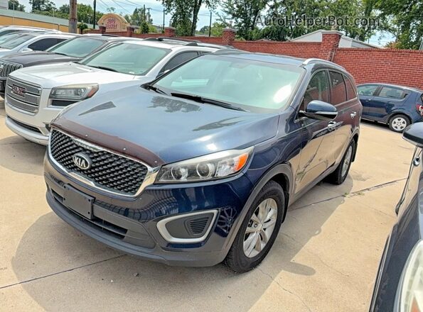 5XYPG4A38JG391128 2018 KIA SORENTO Синий 