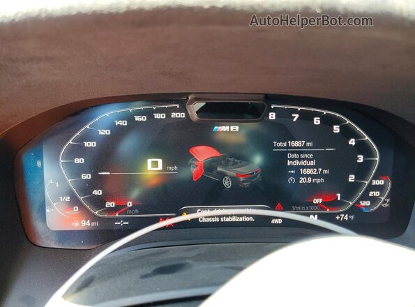WBSDZ0C0XPCM22524 2023 BMW M8 Черный Вид задних сидений