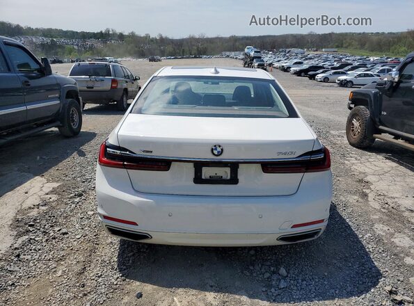 WBA7T4C07LGF97409 2020 BMW 7 SERIES White Widok wnętrza z przodu