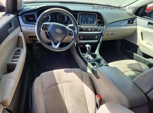 5NPE24AF6KH804951 2019 HYUNDAI SONATA Red 