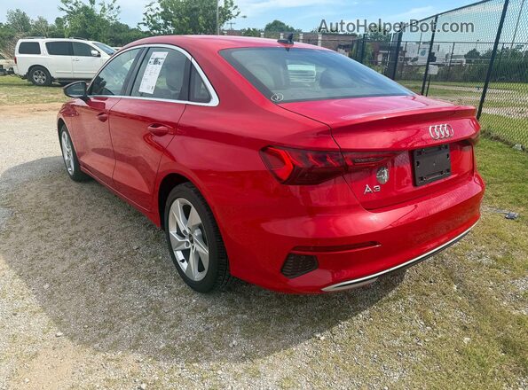 WAUAUDGY8NA038487 2022 AUDI A3 Red Առջևի աջ
