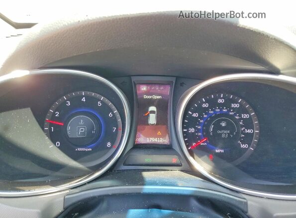 KM8SR4HF8GU134400 2016 HYUNDAI SANTA FE White 