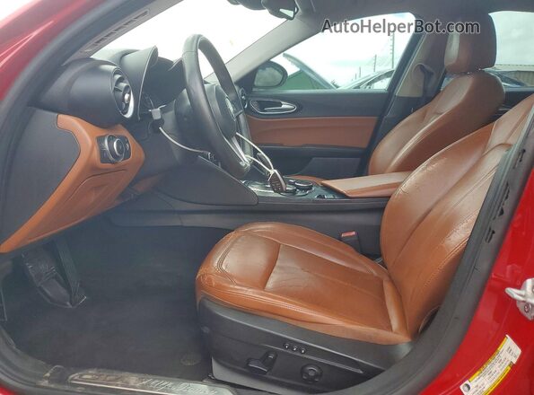 ZARFAMAN4K7599798 2019 ALFA ROMEO GIULIA Red Вид панелі приладів