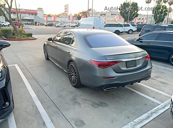 W1K6G6DB1NA105593 2022 MERCEDES-BENZ S Gray 