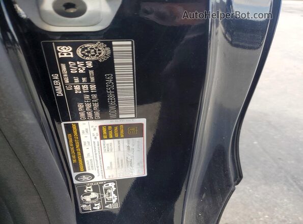 WDDWJ6EB8HF523463 2017 MERCEDES-BENZ C Black 