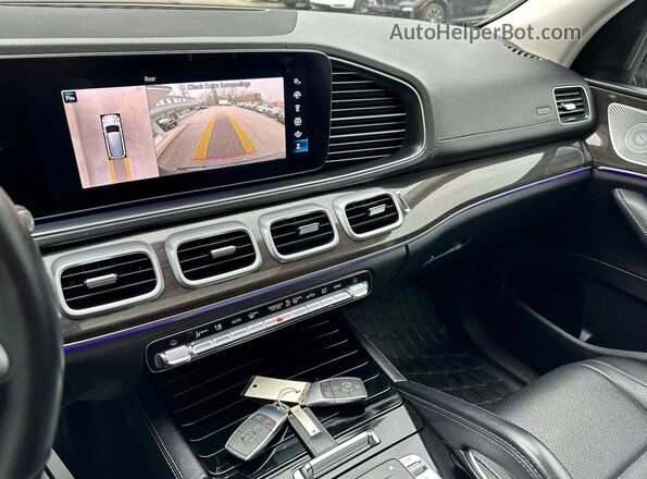 4JGFF5KE8LA077689 2020 MERCEDES-BENZ GLS Black Widok naklejki z numerem VIN