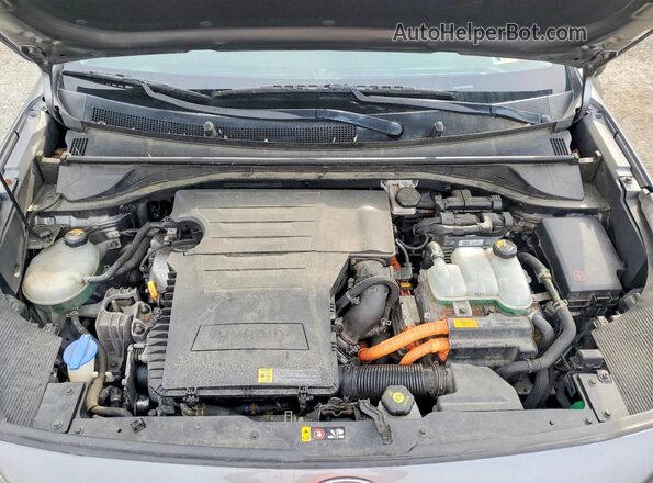 KNDCB3LC5H5104688 2017 KIA NIRO Gray Vista de la etiqueta del VIN