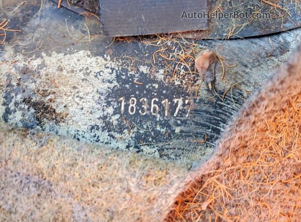 1836177 1958 VOLKSWAGEN BEETLE Серый 
