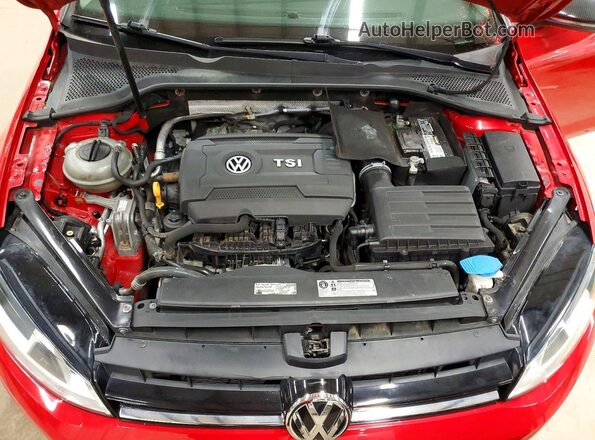 3VW017AU6HM518014 2017 VOLKSWAGEN GOLF Red 