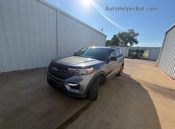 1FMSK7DH4NGB71114 2022 FORD EXPLORER Gray Trasero derecho