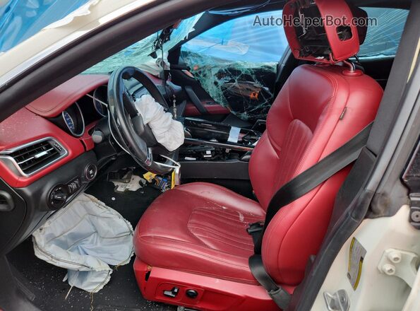 ZAM57RTL1H1224147 2017 MASERATI GHIBLI White Dashboard view