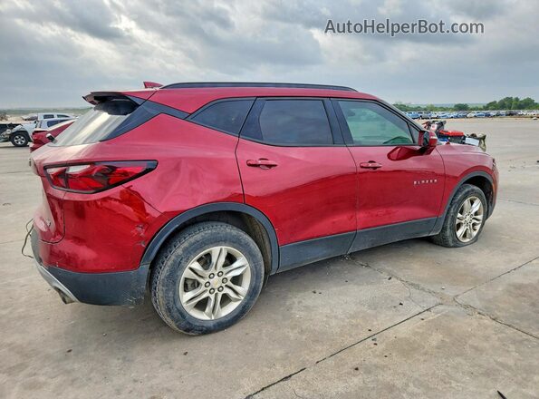 3GNKBCRS5KS695300 2019 CHEVROLET BLAZER Red Передня права чверть