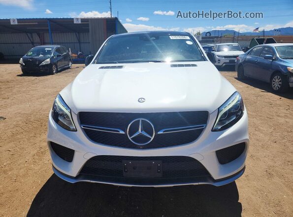 4JGED6EB4HA061697 2017 MERCEDES-BENZ GLE White Widok z tyłu