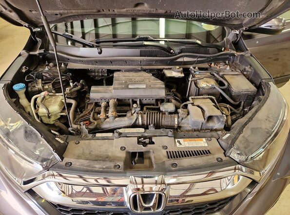 7FARW2H54JE003637 2018 HONDA CR-V Gray Vista de la etiqueta del VIN