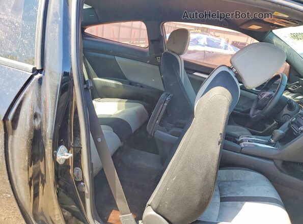 2HGFC4B55JH301475 2018 HONDA CIVIC Черный Вид задней части салона