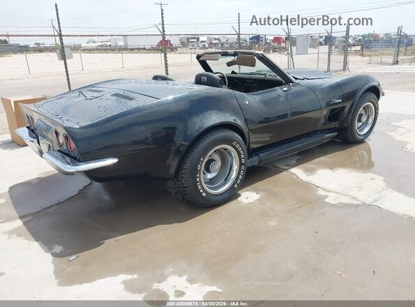 194670S406641     1970 CHEVROLET CORVETTE Черный Задняя правая четверть