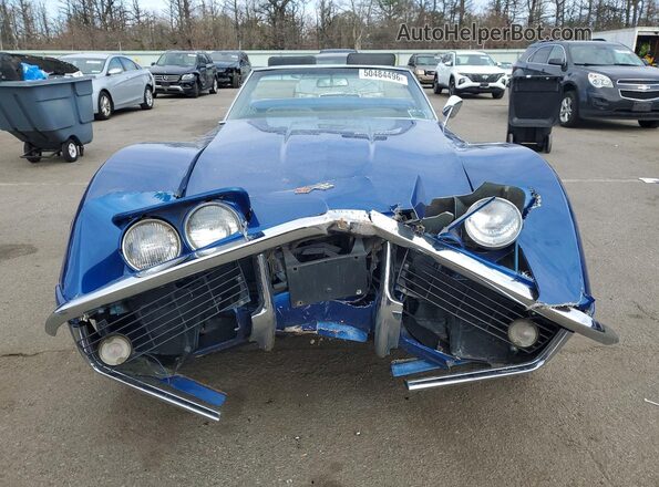 194678S400736 1968 CHEVROLET CORVETTE Blue Widok z przodu
