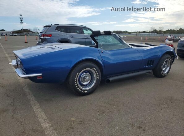 194678S400736 1968 CHEVROLET CORVETTE Blue Tył prawy