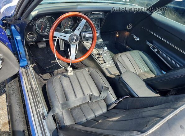 194678S400736 1968 CHEVROLET CORVETTE Blue Widok deski rozdzielczej