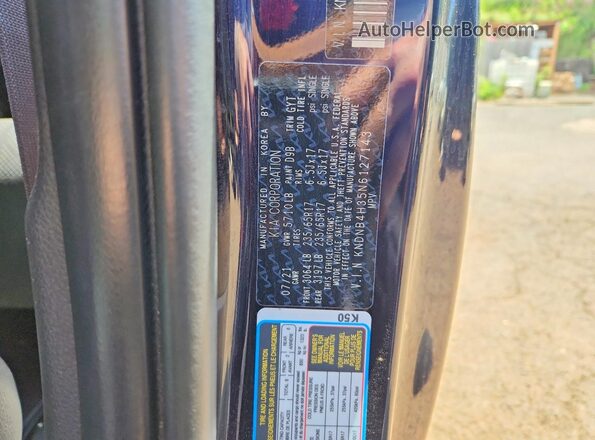 KNDNB4H35N6127143 2022 KIA CARNIVAL Blue 