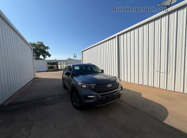 1FMSK7DH4NGB71114 2022 FORD EXPLORER Gray Trasero izquierdo