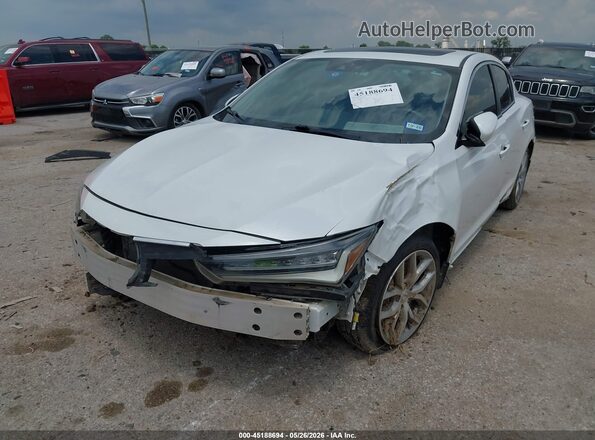 19UDE2F38MA003133 2021 ACURA ILX White წინა მარცხენა ხედი სამი მეოთხედიდან