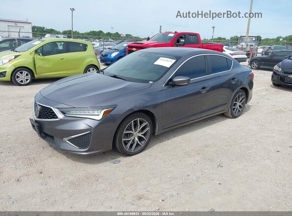 19UDE2F72KA007257 2019 ACURA ILX Gray წინა მარცხენა ხედი სამი მეოთხედიდან