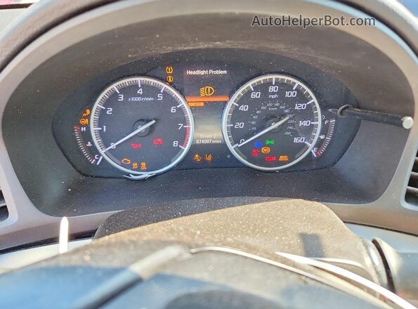 19UDE2F78KA005853 2019 ACURA ILX Red Instrument cluster view