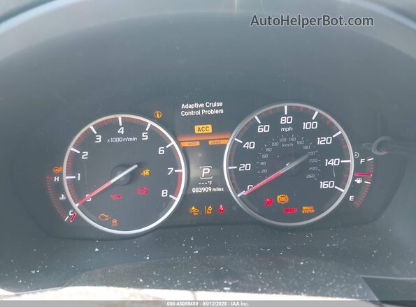 19UDE2F82GA019568 2016 ACURA ILX White Widok tylnych siedzeń