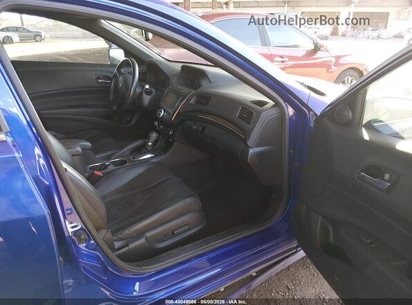 19UDE2F83LA002014 2020 ACURA ILX Blue Вид салону спереду