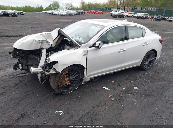 19UDE2F83LA009092 2020 ACURA ILX White Առջևի ձախ երեք քառորդ տեսարան
