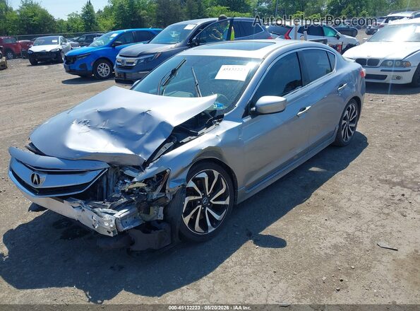 19UDE2F8XGA003375 2016 ACURA ILX Silver წინა მარცხენა ხედი სამი მეოთხედიდან