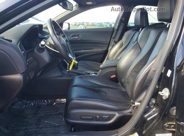 19UDE2F8XLA011373 2020 ACURA ILX Black წინა სალონის ხედი