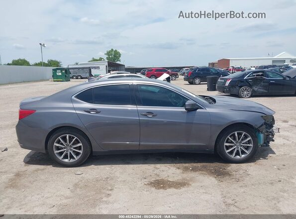 19UUB1F31LA013570 2020 ACURA TLX Gray Vista interior de 360 grados