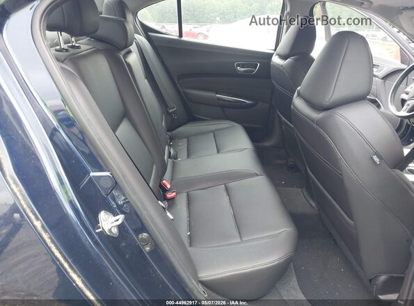 19UUB1F34JA009929 2018 ACURA TLX Dark Blue VIN sticker view