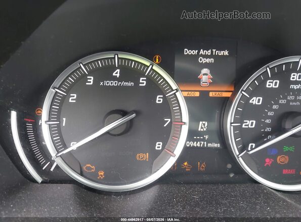19UUB1F34JA009929 2018 ACURA TLX Dark Blue 360 interior view